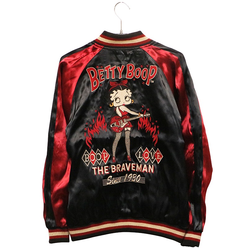 THE BRAVEMAN × BETTY BOOP ベティ ブープ 柄 刺繍 リバ－シブル