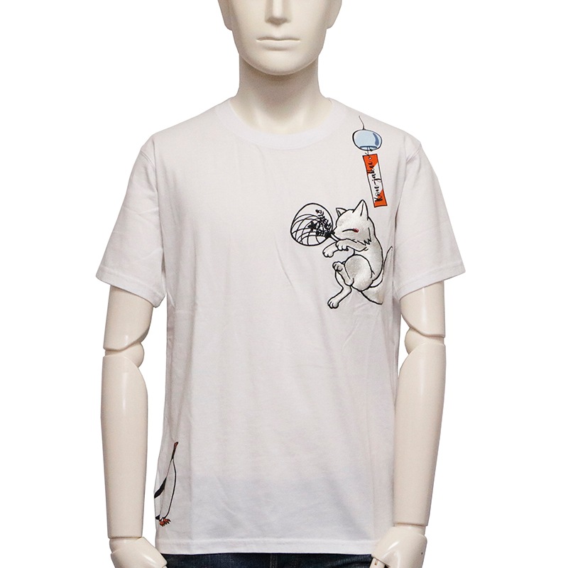 今昔 KON-JAKU 中華そば 今昔軒 和柄 半袖Tシャツ （ KJ-29138