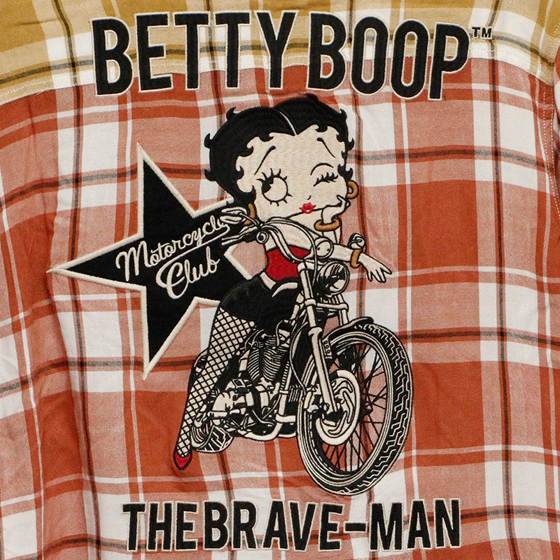 THE BRAVEMAN��BETTY BOOP �Х��� �� �٥ƥ� �� �ɽ� Ⱦµ �����å� ����� �� BBB-2521 ��