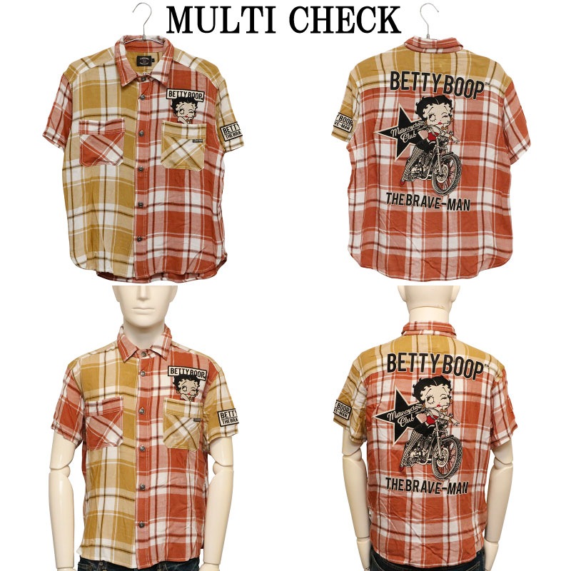 THE BRAVEMAN��BETTY BOOP �Х��� �� �٥ƥ� �� �ɽ� Ⱦµ �����å� ����� �� BBB-2521 ��
