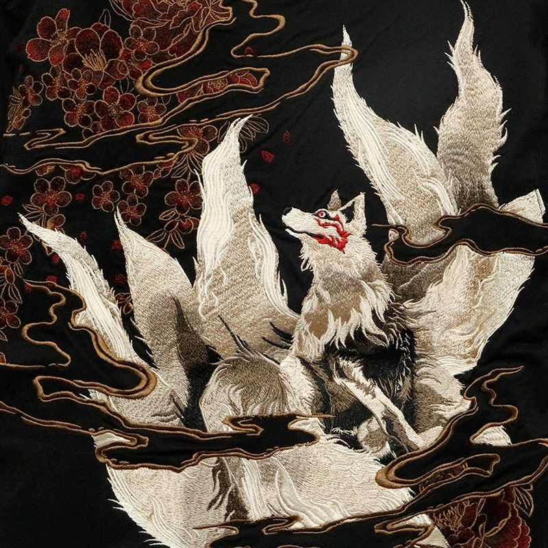 【美品】肉筆画「真夏の夜空に見えたもの」和風アート 狐面 達磨 虎 星空　特大 14_000000002689.jpg?1768983352
