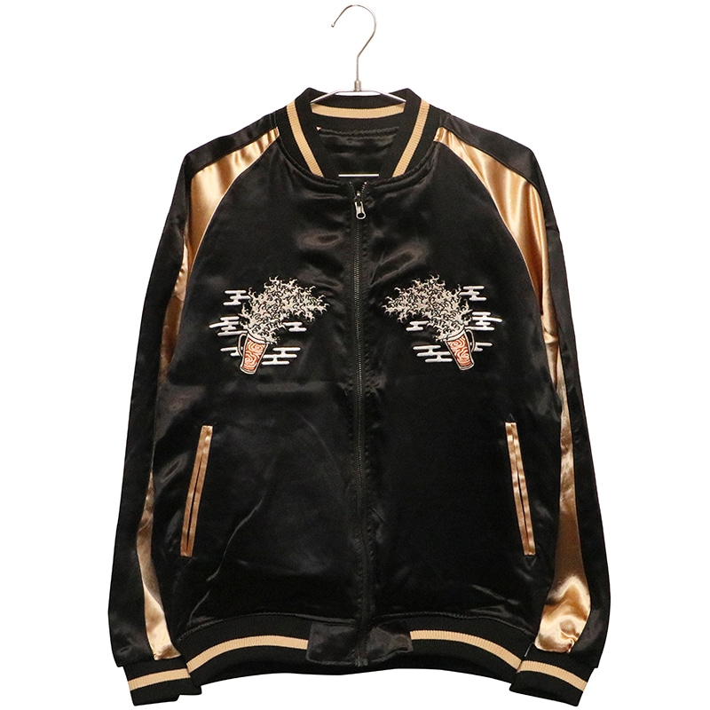 雅結 × GAROスカジャンリバーシブル刺繍3Lサイズ大きいサイズ