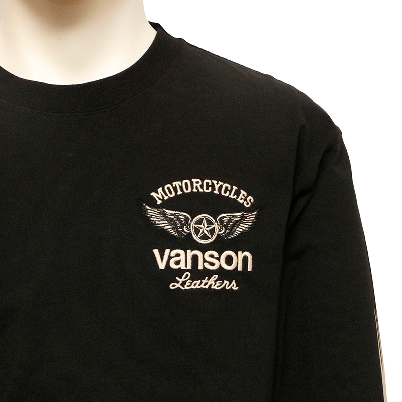 新品バンソンvanson✖️スターウイング✖️長袖Tシャツ✖️インパクト　XXL 新品バンソンvanson✖️スターウイング✖️長袖Tシャツ