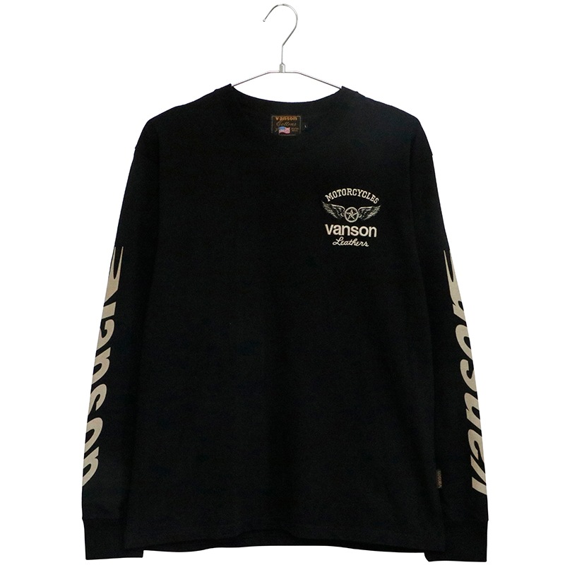 新品バンソンvanson✖️スターウイング✖️長袖Tシャツ✖️インパクト　XXL 新品バンソンvanson✖️スターウイング✖️長袖Tシャツ