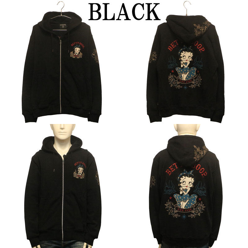 NEVERMIND �� BETTY BOOP ������ɥ������륿�ȥ����٥ƥ� �� �ɽ� ΢�� FULL ZIP Ĺµ�ѡ����� �� BBN-2648 ��