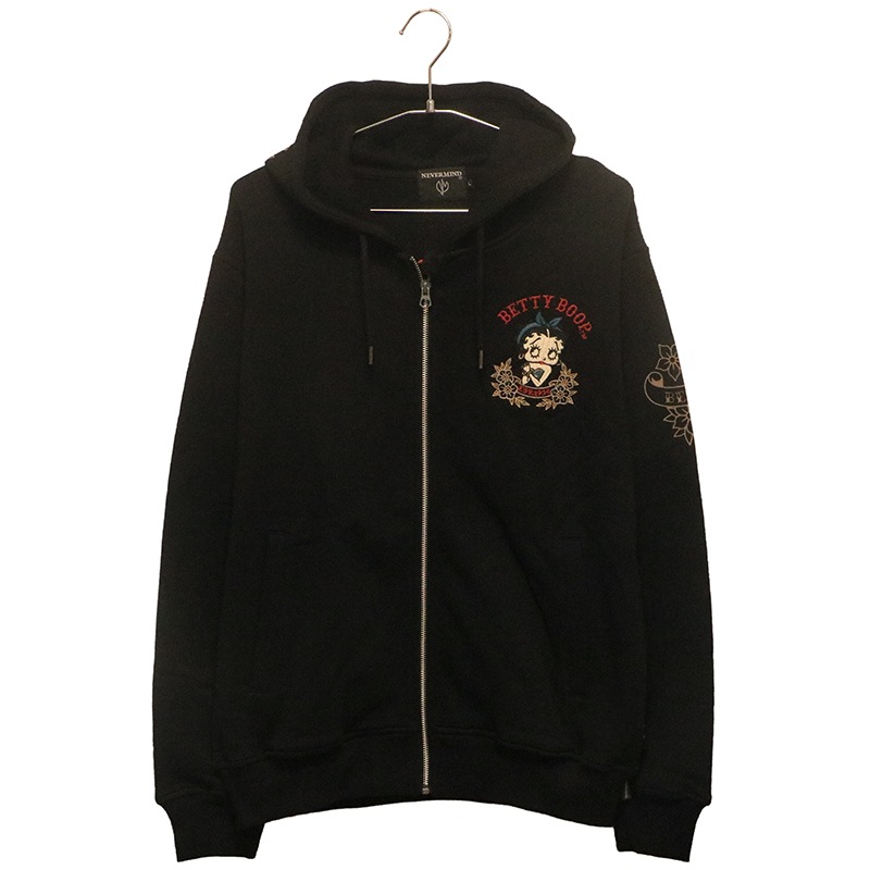 NEVERMIND �� BETTY BOOP ������ɥ������륿�ȥ����٥ƥ� �� �ɽ� ΢�� FULL ZIP Ĺµ�ѡ����� �� BBN-2648 ��