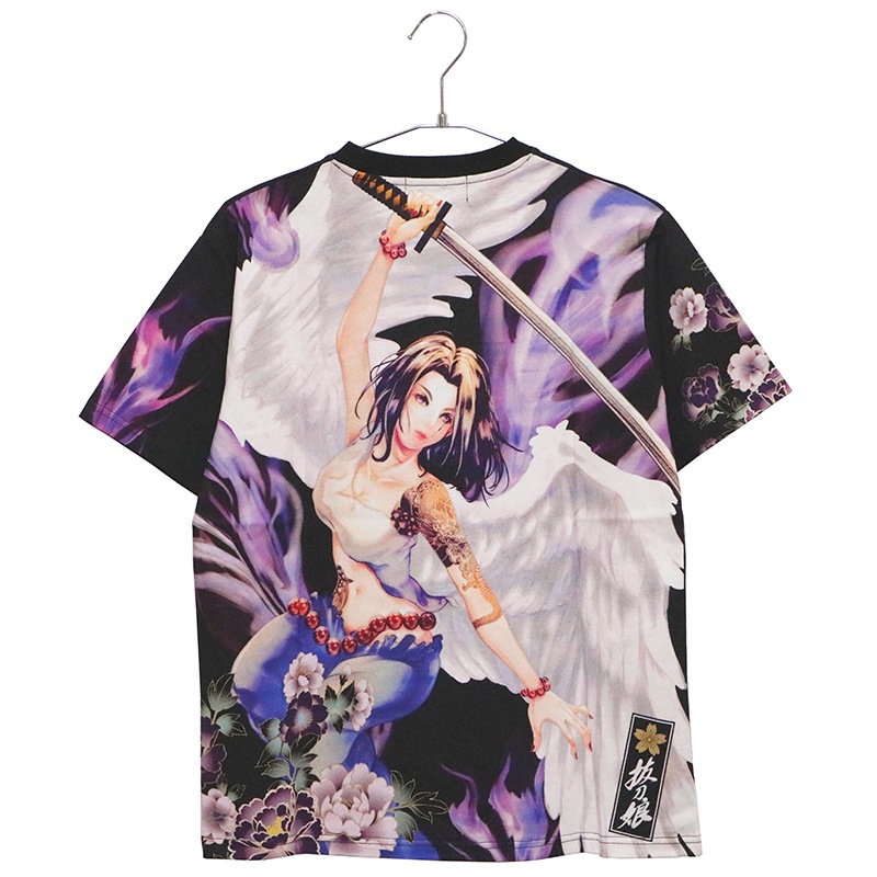 絡繰魂抜刀娘 凛ANGEL 半袖ポロシャツ m6d 【公式通販】