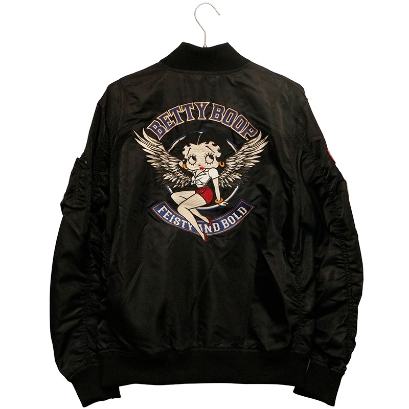 NEVERMIND �� BETTY BOOP ������ �٥ƥ��֡��� �� �ɽ� MA-1 �ե饤�ȥ��㥱�å� �� BBN-2526 ��