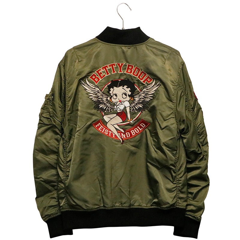 NEVERMIND �� BETTY BOOP ������ �٥ƥ��֡��� �� �ɽ� MA-1 �ե饤�ȥ��㥱�å� �� BBN-2526 ��