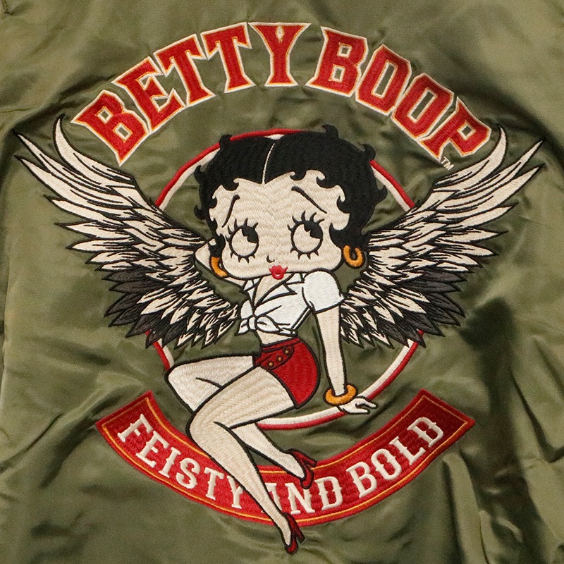 NEVERMIND �� BETTY BOOP ������ �٥ƥ��֡��� �� �ɽ� MA-1 �ե饤�ȥ��㥱�å� �� BBN-2526 ��
