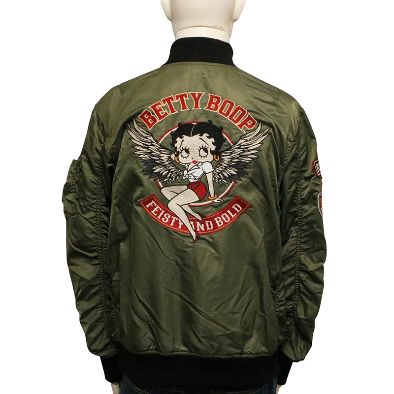 NEVERMIND �� BETTY BOOP ������ �٥ƥ��֡��� �� �ɽ� MA-1 �ե饤�ȥ��㥱�å� �� BBN-2526 ��
