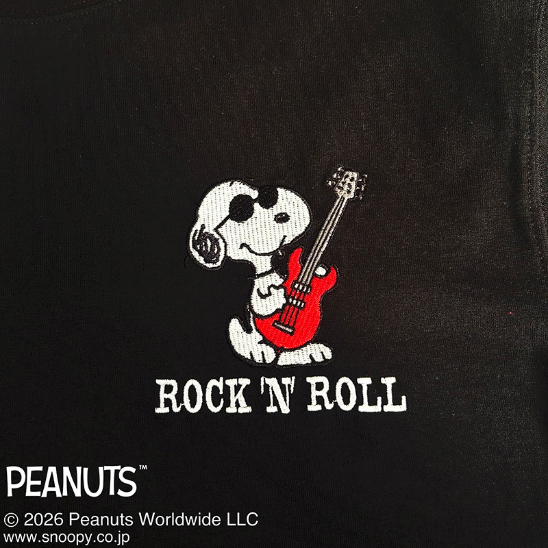 SNOOPY��Flag Staff PEANUTS ROCK��N��ROLL TEE �� 462030 ��