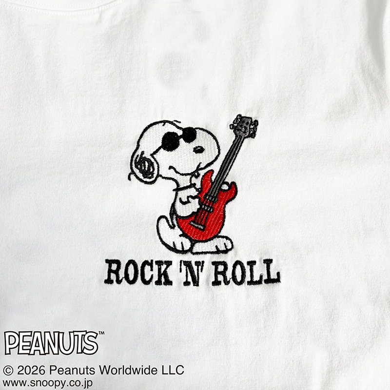 SNOOPY��Flag Staff PEANUTS ROCK��N��ROLL TEE �� 462030 ��