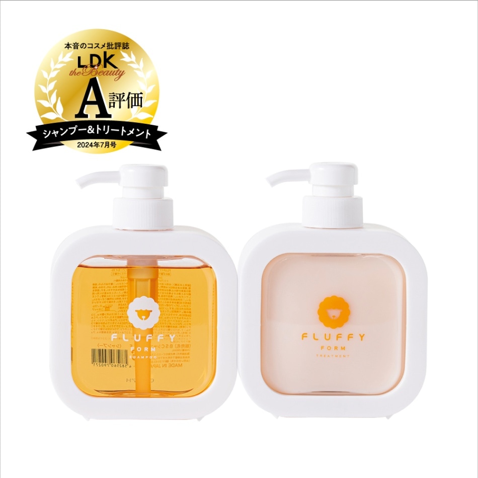 【期間限定20％OFF＆お試し5個プレゼント！】FLUFFY FORM ケラチン配合シャンプーモイスト＆トリートメントモイスト セット・各280ml フラッフィー フォーム シャンプー トリートメント セット