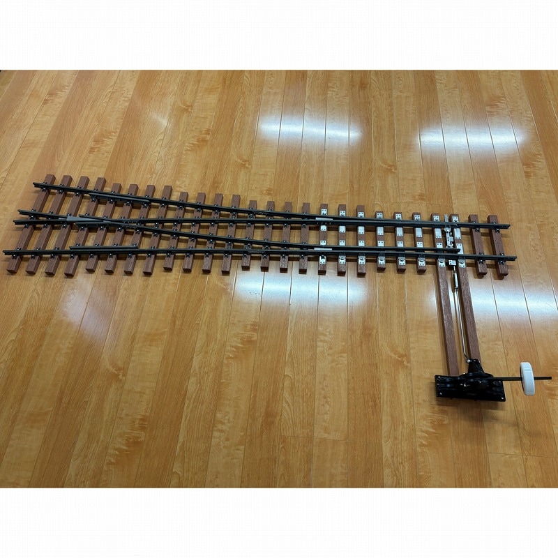 5インチゲージ用・ステンレス製特別ネームプレート付き「合成枕木製6番