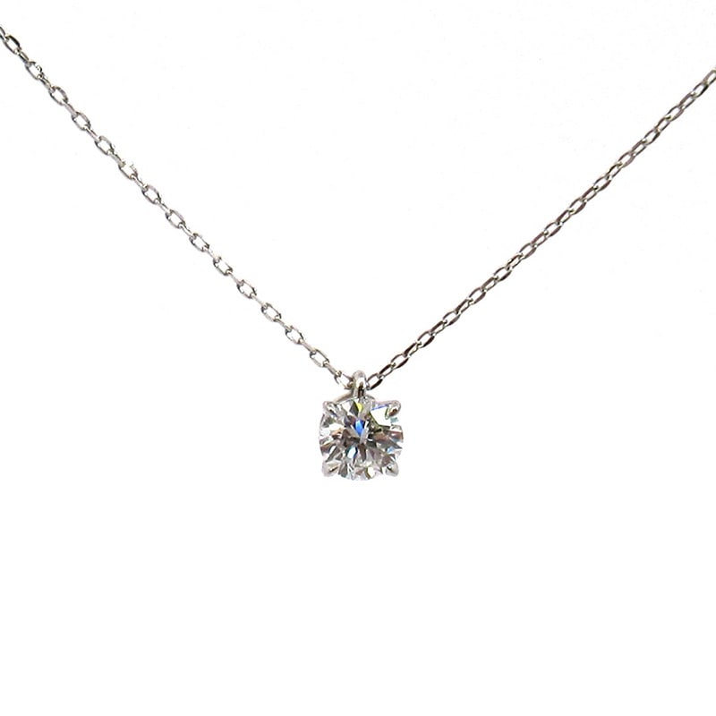 最高のカラーグレード・Dカラーダイヤモンド Pt950 0.3ct ペンダント