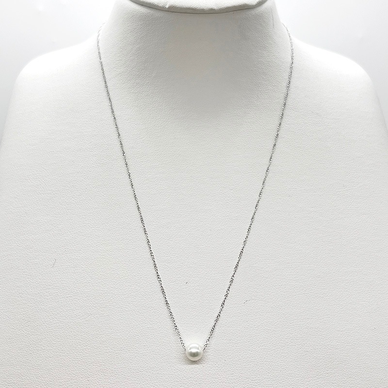 『しづみや』【新品未使用】PT950 天然ダイヤモンド　ベビーパール しづみや』【新品未使用】PT950 天然ダイヤモンド ベビーパール