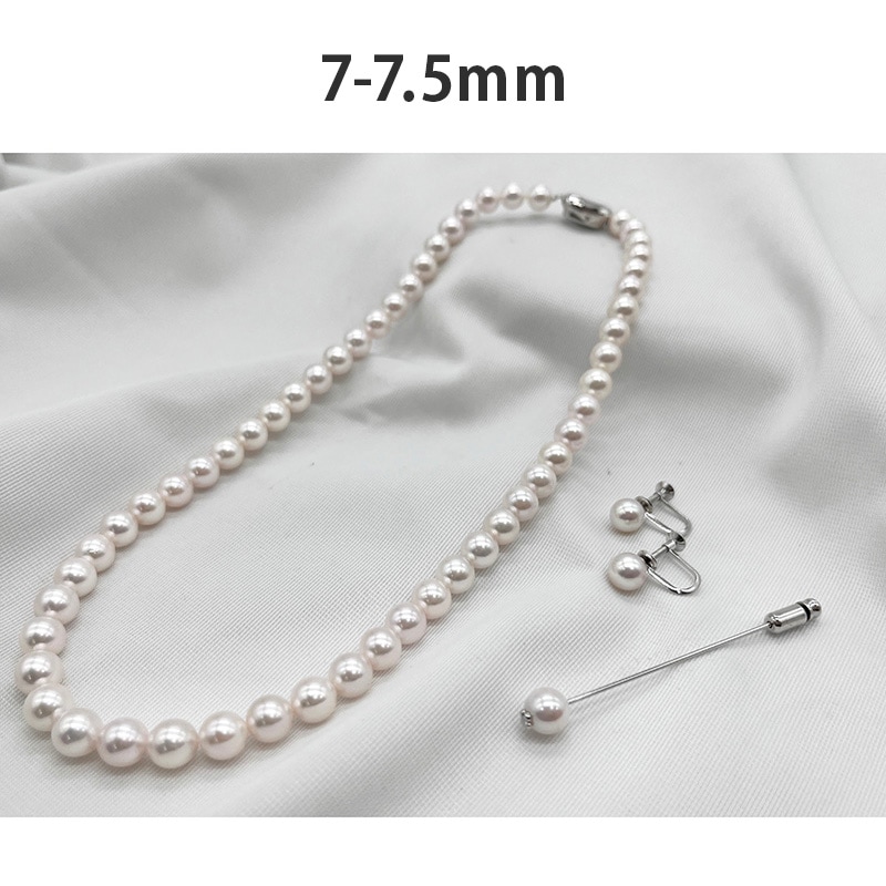 花珠あこや 真珠ネックレス 特別セット（8-8.5mm／7-7.5mm