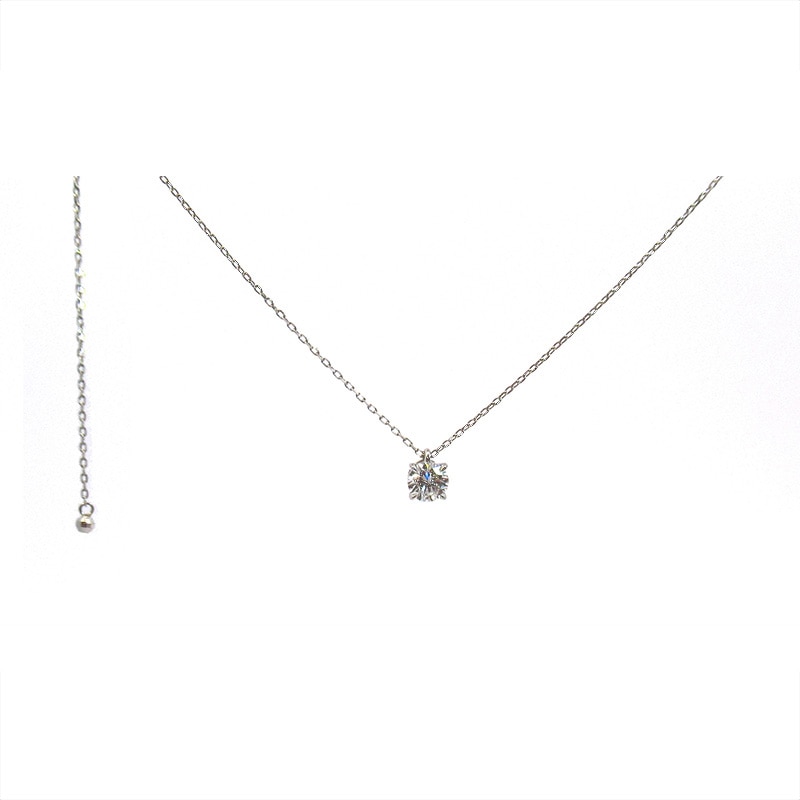 絶品！輝きダイヤモンド0.30ct+0.30ct pt950ペンダント 新品同様 最高のカラーグレード・Dカラーダイヤモンド Pt950 0.3ct ペンダント