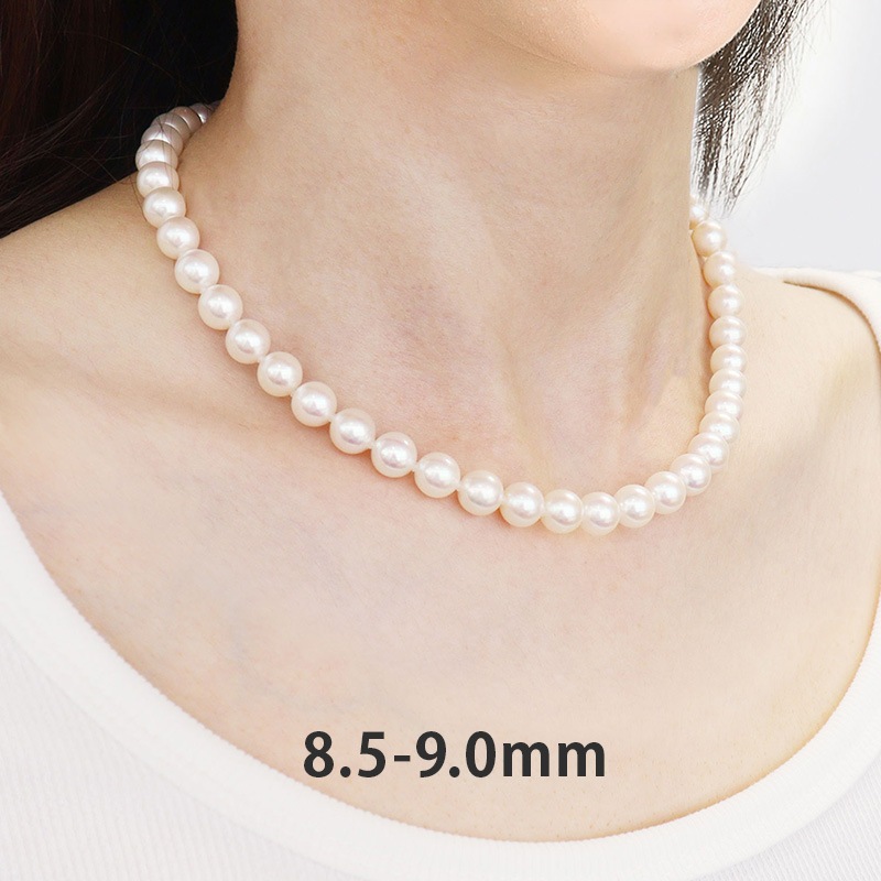 47％OFF】 花珠あこや 本真珠 連ネックレス 42cm 桐箱付 JGL花珠鑑別