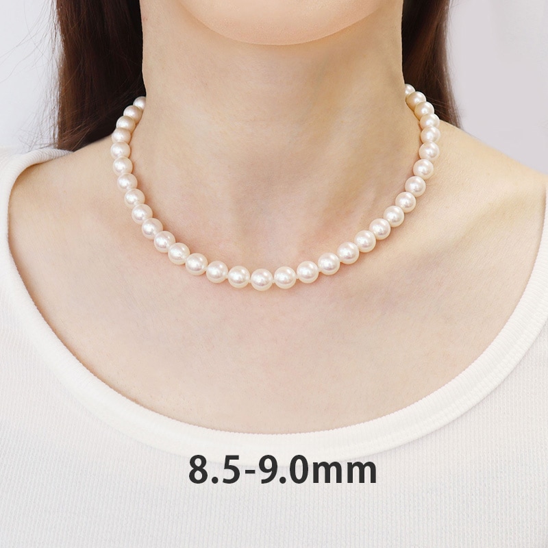 花珠あこや 本真珠 連ネックレス 42cm 桐箱付 JGL花珠鑑別書付（7.0