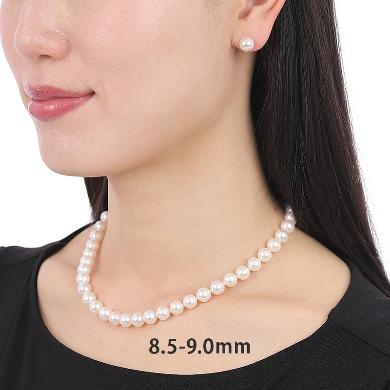 Sanaさな 花珠✨K14✨桐箱・鑑別書付✨】あこや真珠 ネックレス Sanaさな 花珠✨K14✨桐箱・鑑別書付✨】あこや真珠 ネックレス 8-8.5