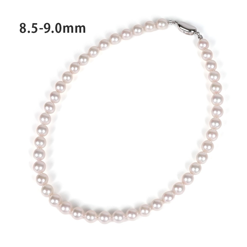 花珠あこや 本真珠2点セット 連ネックレス＆K14WGピアス 桐箱付 JGL花