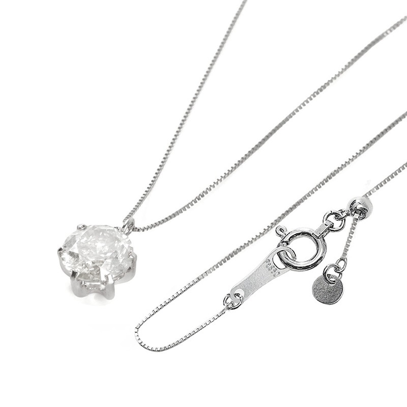 PT ŷ����������� �������  H/I1/GD 6���� �ץ���ʥͥå��쥹 (0.3ct��0.5ct����γ1ct)