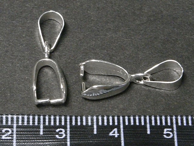 バチカン（Aカン） 古代銀 約20mm 【10個セット】 アクセサリーパーツ