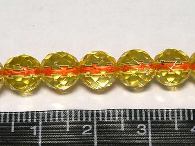シトリン ラウンドカット◇ 連販売 約8mm(天然石加熱) ビーズ 