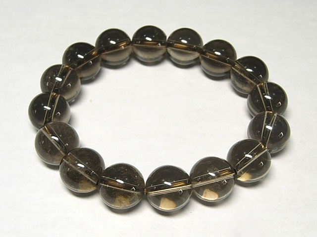 スモーキークォーツ ビーズブレスレット スモーキークォーツ ブレスレット ラウンド 約12mm | ブレスレット