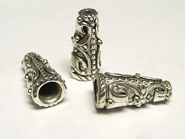 ショベル エンドキャップ パーツ アクセサリー ステンレス エンドキャップ 内径1.6mm シルバー ＜ アクセサリー