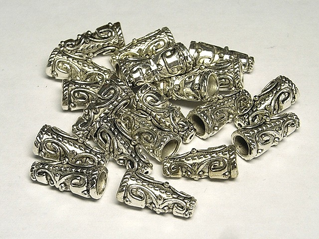 ショベル エンドキャップ パーツ アクセサリー ステンレス エンドキャップ 内径1.6mm シルバー ＜ アクセサリー