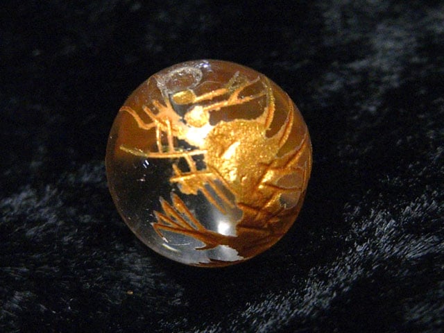 天然水晶(辰)龍彫刻（全高265mm・専用木製台座・専用ケース付属