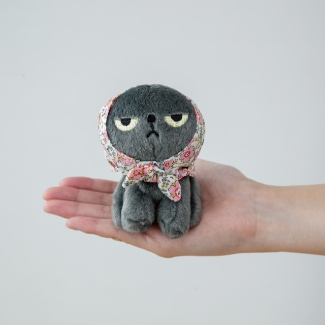 【有料ギフトラッピング対応商品】花柄スカーフキーホルダー アングリーマチコフラワー Angry Machiko Flower 真知子