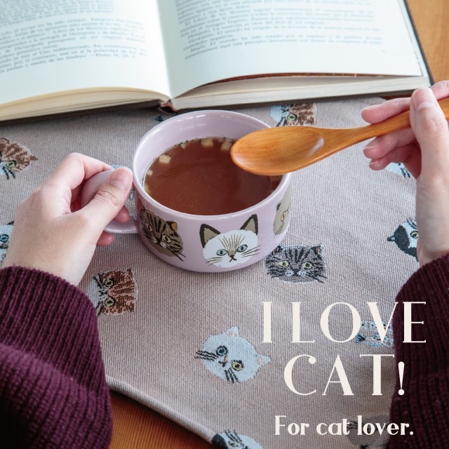 スープマグ I LOVE CAT! アイラブキャット！