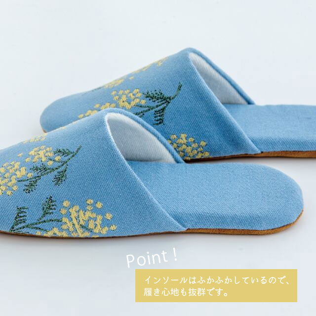 【完売】スリッパ Mimosa Waltz ミモザ ワルツ