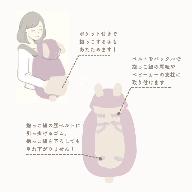 【完売】キャリアブランケット ANIMAL MOCO アニマルモコ