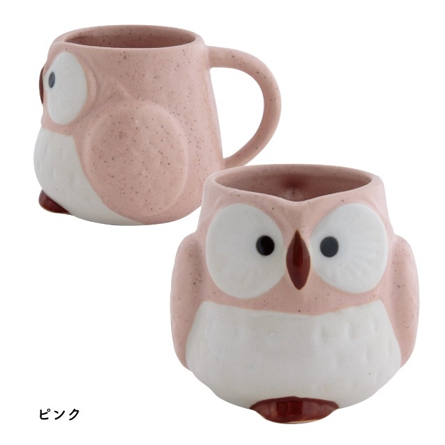【完売】フクロウマグ 笑福