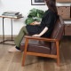 バイキャストPUソファ ミート 2P ライトブラウン
