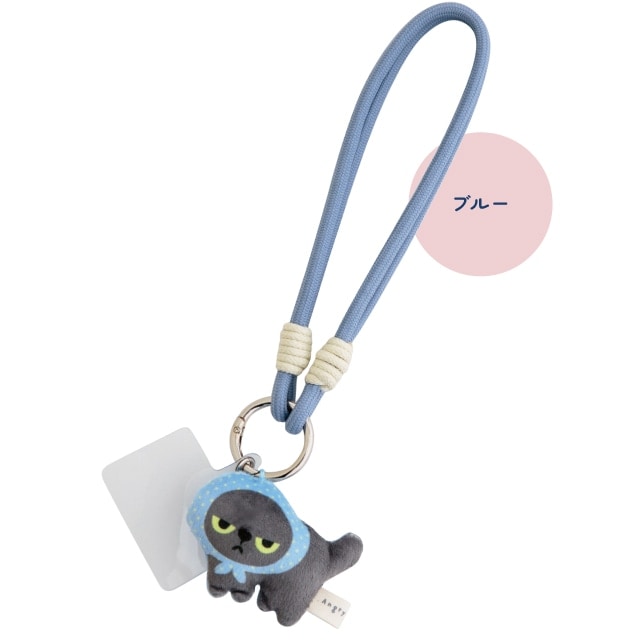 【有料ギフトラッピング対応商品】モバイルハンドストラップ アングリーマチコトラベル Angry Machiko Travel 真知子