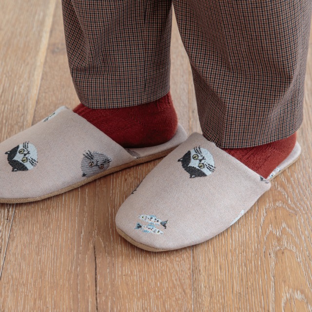 スリッパ I LOVE CAT! アイラブキャット！