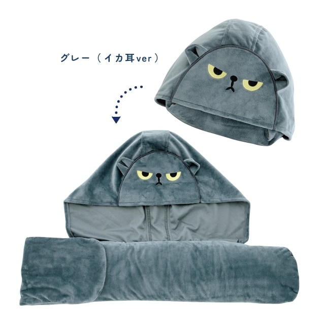 フード付きマルチピロー アングリーマチコトラベル Angry Machiko