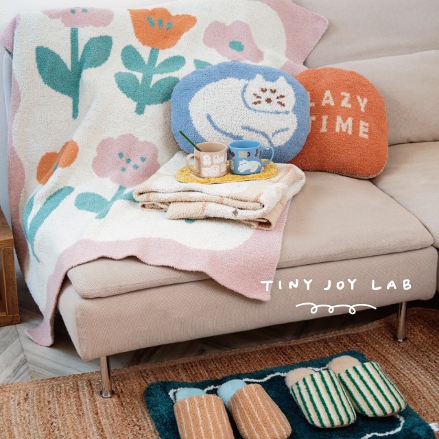 有料ギフトラッピング対応商品】ニットブランケット TINY JOY LAB