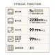 晴雨兼用日傘 ポイントフラワー