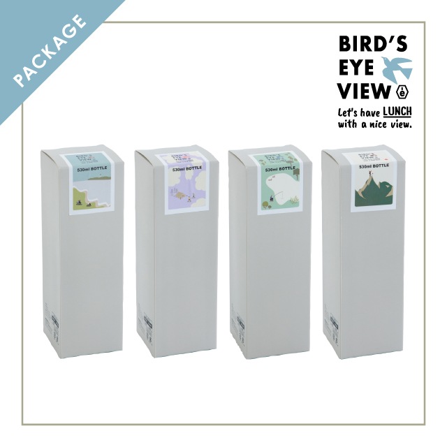 クリアワンタッチボトル Bird's Eye View バーズアイビュー