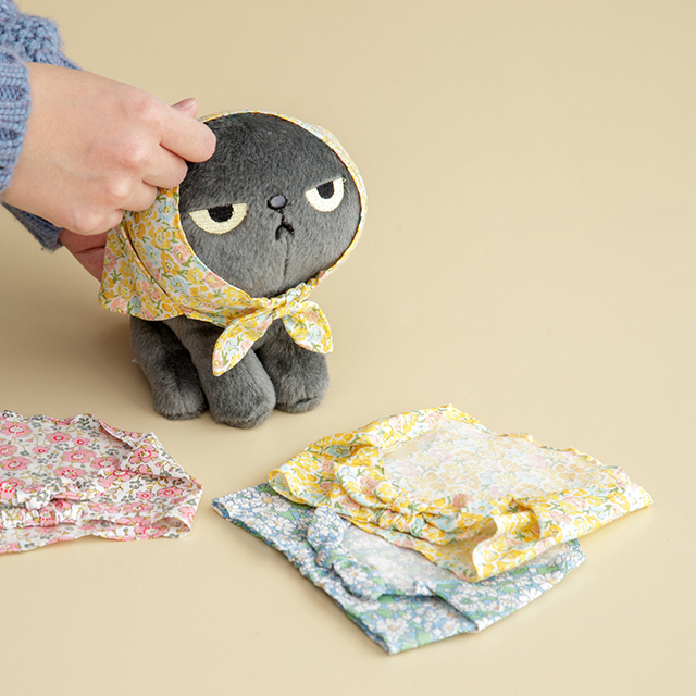 【有料ギフトラッピング対応商品】お着替え用花柄スカーフ アングリーマチコフラワー Angry Machiko Flower 真知子