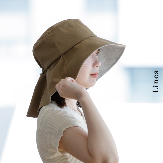 変形つば広ひんやりハット Linea リネア | ストアおすすめ商品
