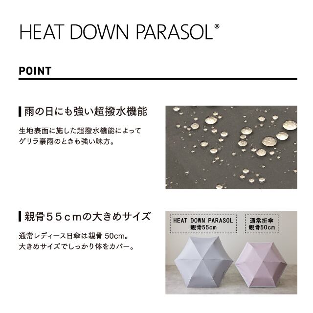晴雨兼用日傘 無地