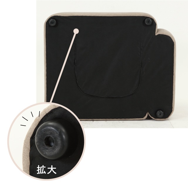 Chamill チャミル 1人掛けソファ 左肘